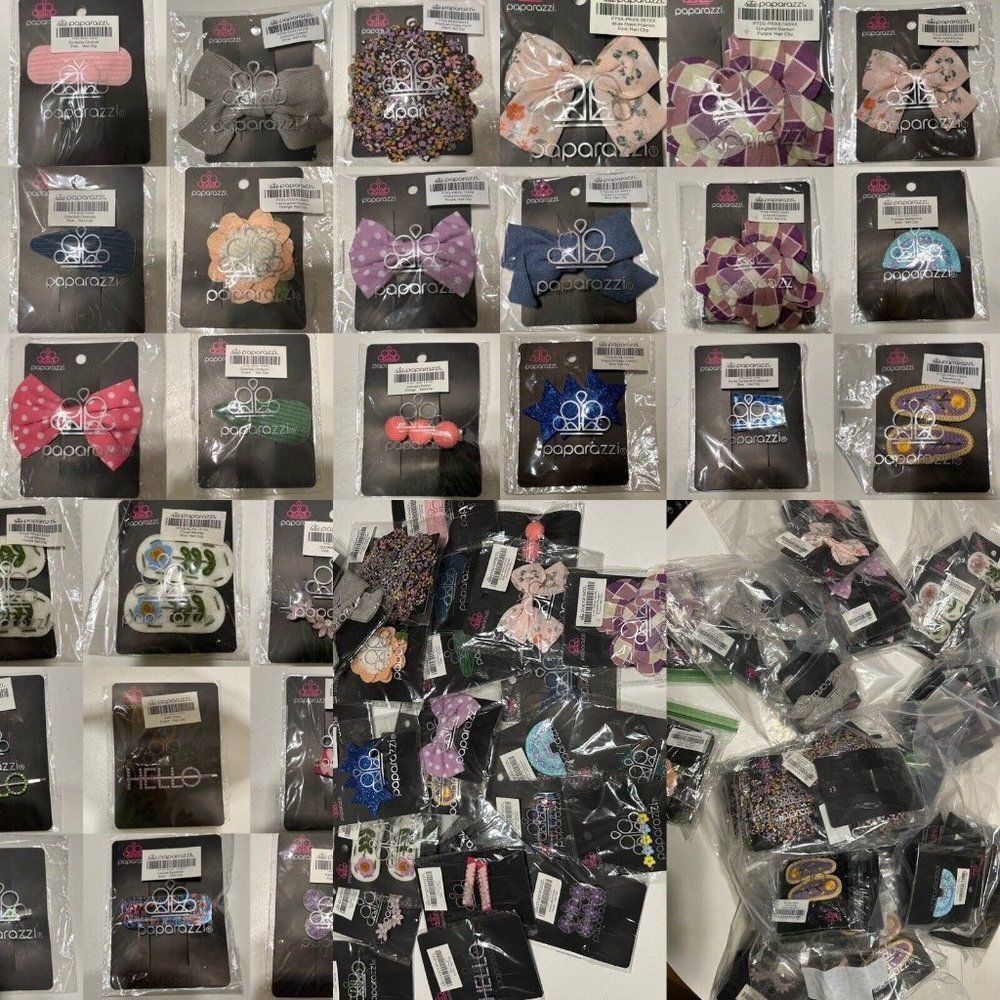 NWT Paparazzi Hair Accessories Clips Bows Barrettes Pins (You Pick 5) Lot Girls